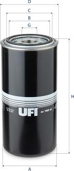 UFI 23.780.00 - Масляний фільтр autozip.com.ua