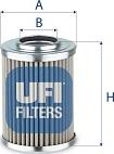 UFI 22.034.00 - Гідрофільтри, автоматична коробка передач autozip.com.ua