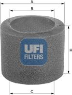 UFI 27.917.00 - Повітряний фільтр autozip.com.ua