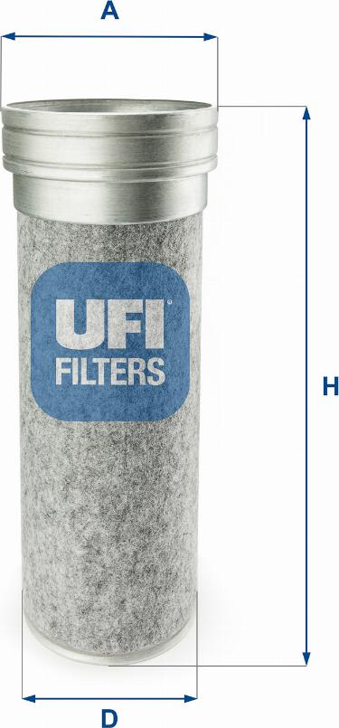 UFI 27.484.00 - Фільтр додаткового повітря autozip.com.ua