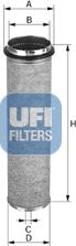UFI 27.480.00 - Фільтр додаткового повітря autozip.com.ua