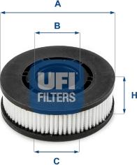 UFI 27.689.00 - Фільтр, система вентиляції картера autozip.com.ua