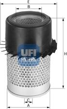 UFI 27.935.00 - Повітряний фільтр autozip.com.ua