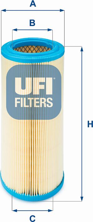 UFI 27.367.00 - Повітряний фільтр autozip.com.ua