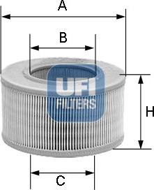 UFI 27.752.00 - Повітряний фільтр autozip.com.ua