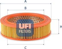 UFI 27.720.00 - Повітряний фільтр autozip.com.ua
