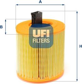 UFI 27.E61.00 - Повітряний фільтр autozip.com.ua