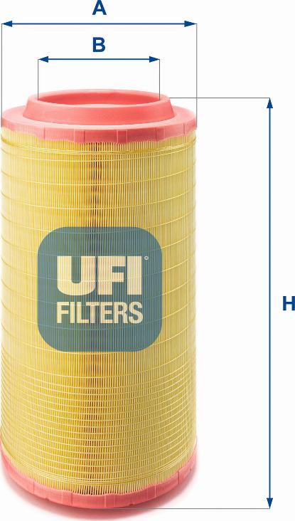 UFI 27.E35.00 - Повітряний фільтр autozip.com.ua