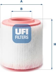 UFI 27.F32.00 - Повітряний фільтр autozip.com.ua