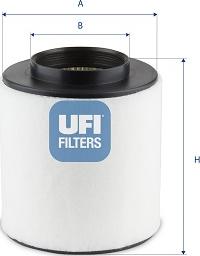 UFI 27.J31.00 - Повітряний фільтр autozip.com.ua