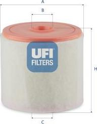 UFI 27.J38.00 - Повітряний фільтр autozip.com.ua