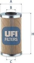 UFI 76.225.00 - Фільтр, Гідравлічна система приводу робочого устаткування autozip.com.ua
