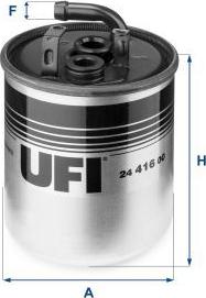 UFI 24.416.00 - Паливний фільтр autozip.com.ua