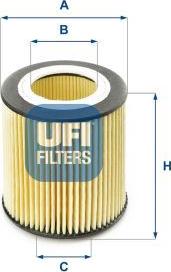 UFI 25.058.00 - Масляний фільтр autozip.com.ua