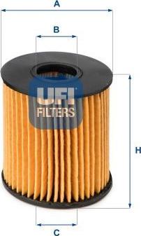 UFI 25.060.00 - Масляний фільтр autozip.com.ua