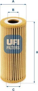 UFI 25.067.00 - Масляний фільтр autozip.com.ua