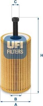 UFI 25.032.00 - Масляний фільтр autozip.com.ua