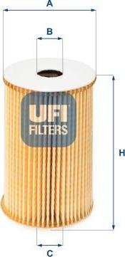UFI 25.029.00 - Масляний фільтр autozip.com.ua