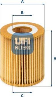 UFI 25.028.00 - Масляний фільтр autozip.com.ua