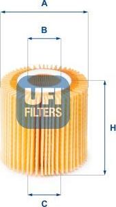 UFI 25.150.00 - Масляний фільтр autozip.com.ua