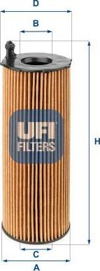 UFI 25.105.00 - Масляний фільтр autozip.com.ua