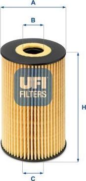 UFI 25.106.00 - Масляний фільтр autozip.com.ua