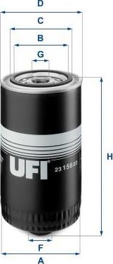 UFI 23.156.03 - Масляний фільтр autozip.com.ua