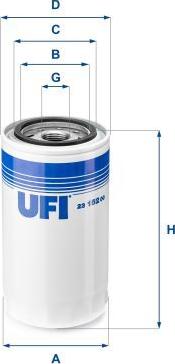 UFI 23.152.00 - Масляний фільтр autozip.com.ua