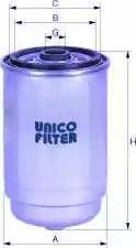 Unico Filter FI 8159/6 - Паливний фільтр autozip.com.ua