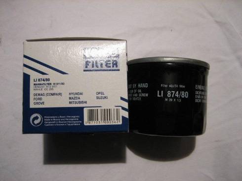 Unico Filter LI 874/80 - Масляний фільтр autozip.com.ua