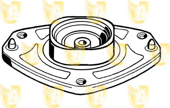 Unigom 390174 - Опора стійки амортизатора, подушка autozip.com.ua