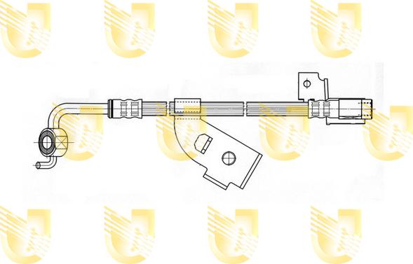 Unigom 377301 - Гальмівний шланг autozip.com.ua