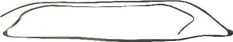 ÜRO Parts 113823731B - Прокладка, задні двері багажника / приміщення для вантажу autozip.com.ua