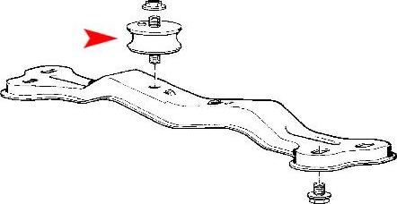 ÜRO Parts 24711131663 - Підвіска, автоматична коробка передач autozip.com.ua