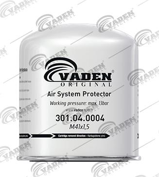 VADEN ORIGINAL 301.04.0004 - Патрон осушувача повітря, пневматична система autozip.com.ua