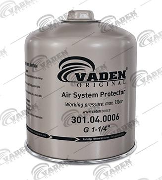 VADEN ORIGINAL 301.04.0006 - Патрон осушувача повітря, пневматична система autozip.com.ua