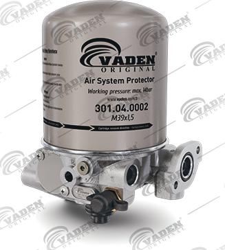 VADEN ORIGINAL 301.02.0022 - Осушувач повітря, пневматична система autozip.com.ua
