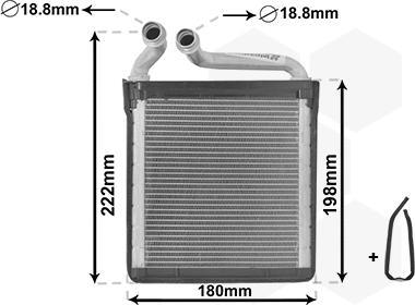 VAG 3C0819031 - Теплообмінник, опалення салону autozip.com.ua