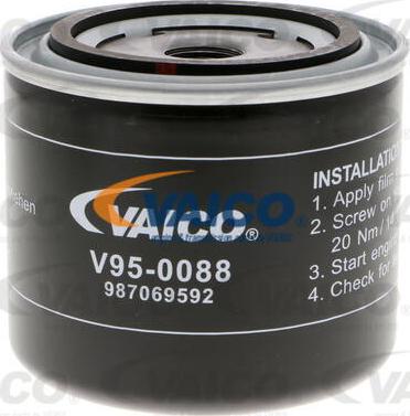 VAICO V95-0088 - Масляний фільтр autozip.com.ua