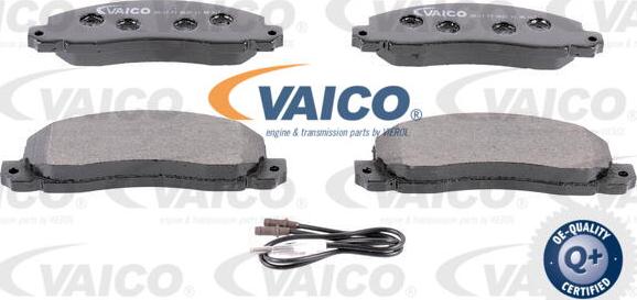 VAICO V46-0146 - Гальмівні колодки, дискові гальма autozip.com.ua