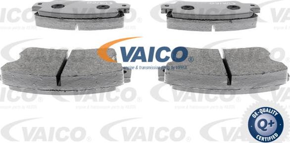 VAICO V46-0150 - Гальмівні колодки, дискові гальма autozip.com.ua