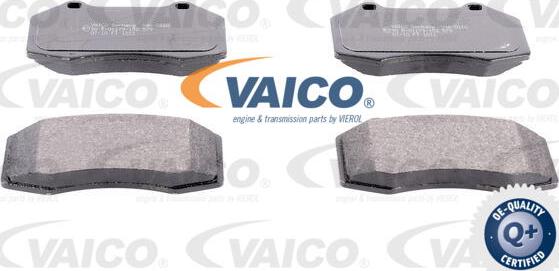 VAICO V46-0160 - Гальмівні колодки, дискові гальма autozip.com.ua