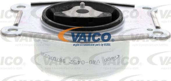 VAICO V40-0452 - Подушка, підвіска двигуна autozip.com.ua