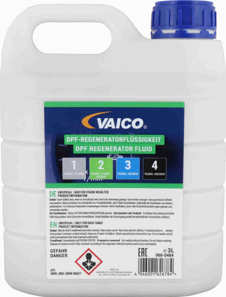 VAICO V60-0484 - Присадка для палива autozip.com.ua