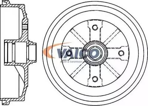 VAICO V10-60006 - Гальмівний барабан autozip.com.ua