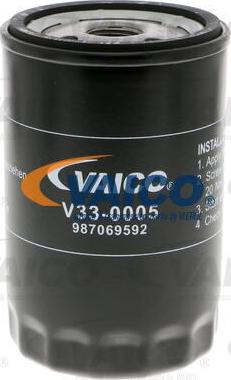 VAICO V33-0005 - Масляний фільтр autozip.com.ua