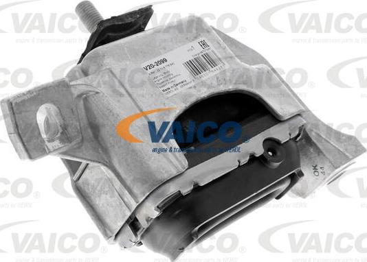 VAICO V20-2099 - Подушка, підвіска двигуна autozip.com.ua