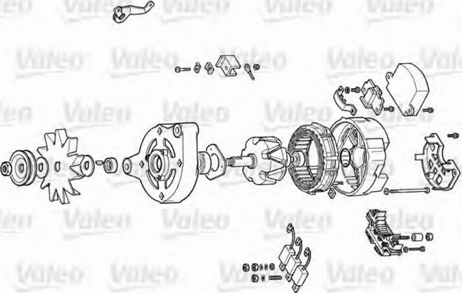 Valeo 9AL6011G - Генератор autozip.com.ua