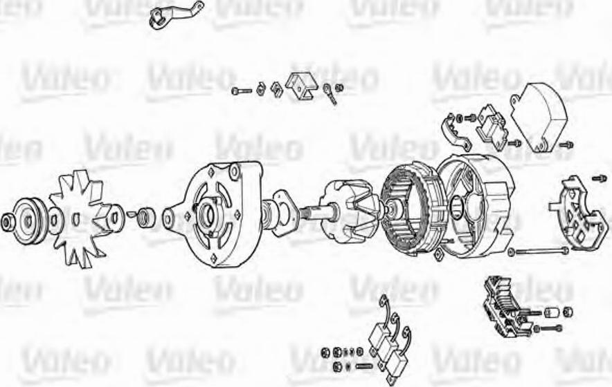 Valeo 9AR5043P - Ротор, генератор autozip.com.ua