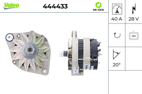 VALEO 444433 - Генератор autozip.com.ua